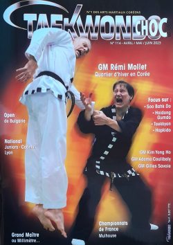 Couverture du magazine Taekwondo Choc N°114 avril 2023