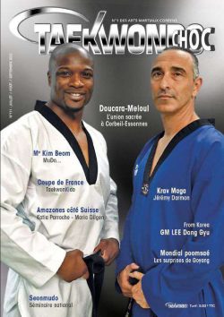 Couverture du magazine Taekwondo Choc N°111 juillet 2022